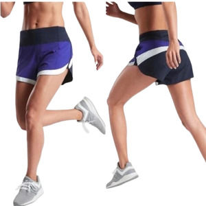 Athleta Purple Running Free Colorblock 3.5” Short Size Large